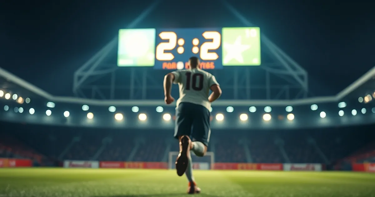 Live-oddset vid 2–2: 88 % avgörs i 89:e minuten
